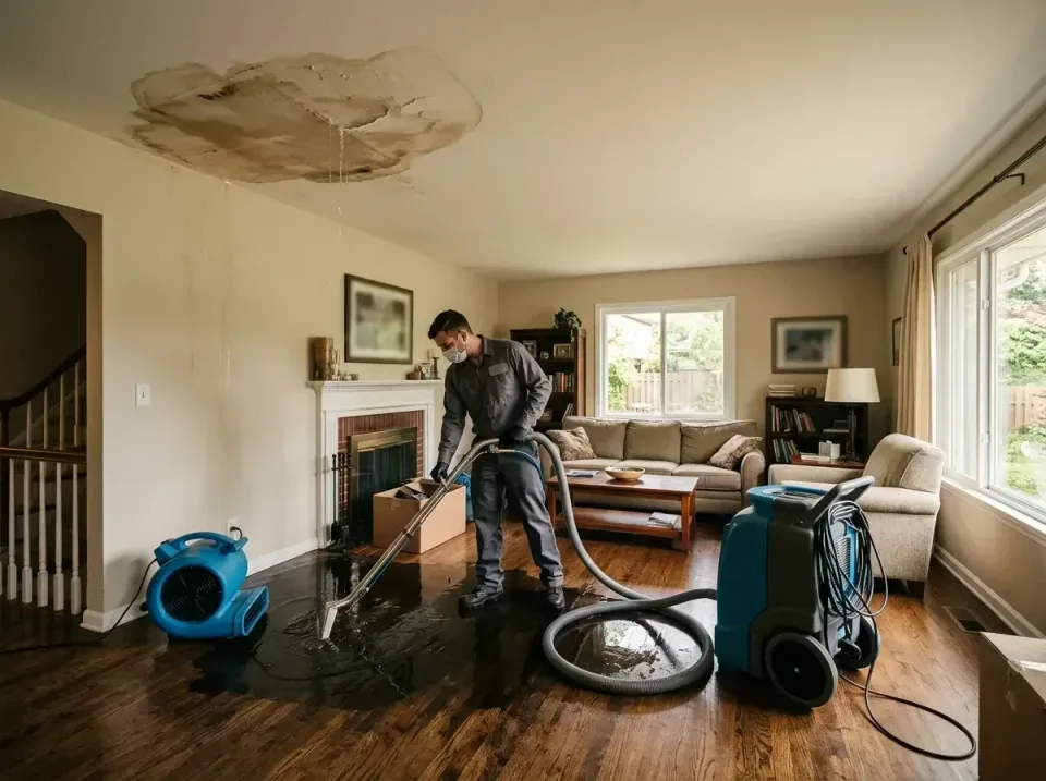 attic-pipe-burst-ceiling-drip-008 — frequently asked questions, Water Damage Restoration & Carpet Care in Ambler, PA